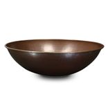 30 Inch Taza Moreno Hand Hammered Copper Fire Bowl 2 small