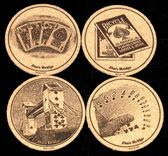 Custom Laser Engraved Cork Coasters 3 small