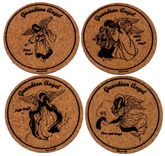 Custom Laser Engraved Cork Coasters 2 small