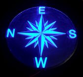 Acrylic Led Light Sign Engraved 5 small