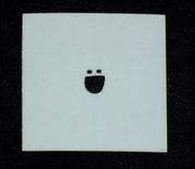 Custom Laser Cut Letter Stencils - 7mil Tacky Back Mylar 2 small