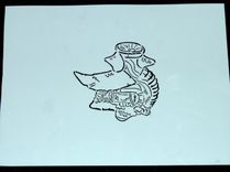 Hand Drawn Images Turned Into Laser Cut Mylar Stencils 4 small