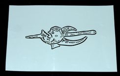 Hand Drawn Images Turned Into Laser Cut Mylar Stencils 5 small