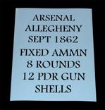Marine Ammo Box Stencils - Laser Cut Mylar 2 small