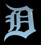Detroit Logo Mylar Stencil - Laser Cut 2 small