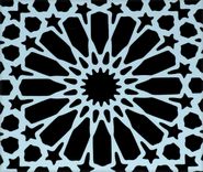 Damask Moroccan Tile Pattern Mylar Stencil - Laser Cut 2 small