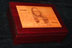 Custom Laser Engraved Wood Jewelry Box With Wood Inlay 4 small