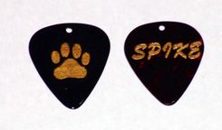 Custom Engraved Guitar Pick Necklace 3 small