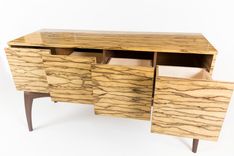 Black Limba Record Cabinet 2 small