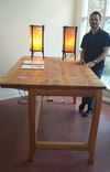 River Pine Kitchen Work Table 3 small