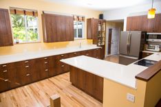 Claro Walnut Kitchen Cabinets 6 small