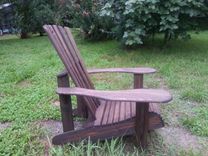 Real Wood Adirondack Chairs 2 small