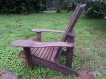 Real Wood Adirondack Chairs 4 small