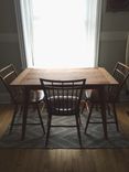 Reclaimed Red Oak Farmers Table 3 small
