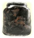 Black Pepper Bergamot Granite Look Candle 4 small