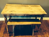 Reclaimed Wood Farmhouse Table 1 small