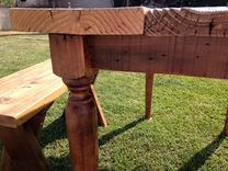 Reclaimed Wood Farmhouse Table 2 small