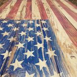 American Flag Reclaimed Wood Table 1 small