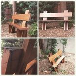 Reclaimed Wood Benches 4 small