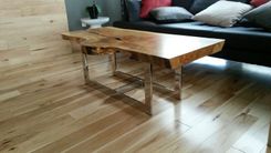 Live Edge Maple Coffee Table 2 small