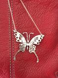 Mama Mia Here We Go Again Instpired Butterfly Necklace In Sterling Silver 2 small