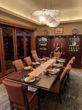 Book Matched Walnut Dining Table 3 small