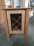 Cherry Wine Rack Table With And Without Door 3 small