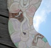 Amoeba Shaped - Orchid Mirror 2 small