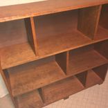 Custom Made Solid Cherry Bookcase Or Room Divider Or Entertainment Center With Open Or Enclosed Back 3 small