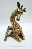 Bronze Sleepy Baby Giraffe 5 small