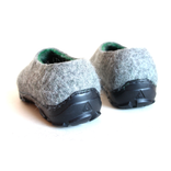 Mens Slip On Felted Shoes Gray Greenery 5 small