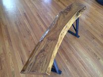 Wood Slab Bench 3 small