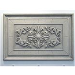 Relief Carved Classic Limestone Backsplash Decorative Tile Insert 1 small