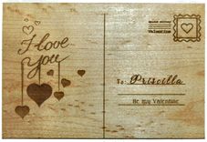 Wood Postcards 2 small