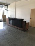 Walnut Steel And Granite Reception Desk 2 small