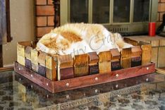 Wine Barrel Pet Bed - Syncope - Made From Retired California Wine Barrels. 100% Recycled! 1 small
