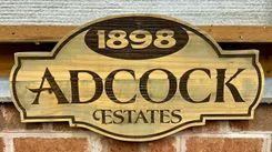 Rustic Name & Address Sign 1 small