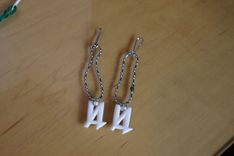 Carved Bone Initial Pendant Custom Example 2 small