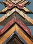Aztec Reclaimed Wood Wall Decor - Rustic Camp Decor 3 small