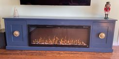 Custom Fireplace/Media Cabinet 1 small