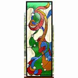 Nouveau #1 Stained Glass Panel 1 small