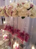 Acrylic Table Stand / Centerpiece - Hand Crafted, Custom Sized 6 small