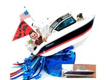 Nautical Birthday Personalized Cake Topper, Boating Cake Toppers 3 small