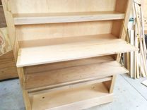Custom Bookcase With Fold Down Desks 3 small