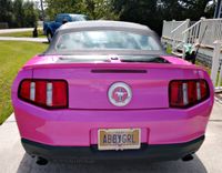 Ford Mustang Rear Decklid Crystallized Car Emblem Bling Genuine European Crystals Bedazzled 3 small