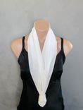 Ivory Chiffon Scarf 3 small