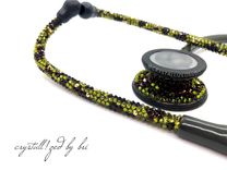 Camo Crystallized Mdf Stethoscope Medical Nursing Doctor Bling European Crystals Bedazzled 2 small