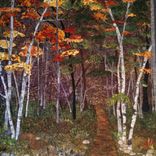 Autumn Woods Art Quilt 1 small