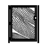 Decorative Steel Gate - Flutter Garden Gate - Custom Gate - Handmade 2 small