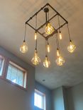 12 Light Tiered Industrial Steel Pipe Chandelier 3 small